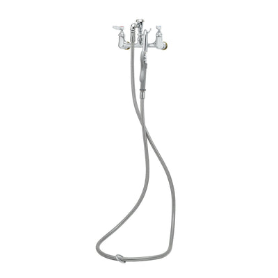 T&S Brass B-0610-CC-H108 Pot Filler - 108" Hose & Self-Closing Nozzle