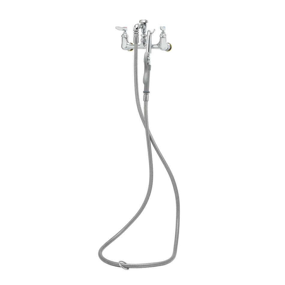 T&S Brass B-0610-CC-H108 Pot Filler - 108" Hose & Self-Closing Nozzle