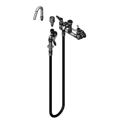 T&S Brass B-0613 Washdown Faucet - VB & QD Spray Valve