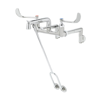 T&S Brass B-0650-02 Service Sink Faucet - 6" Wrist Handles & XX Inlets
