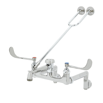T&S Brass B-0655-04 Service Sink Faucet - Adjustable Arms & Stops