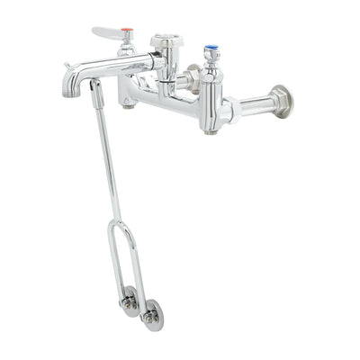 T&S Brass B-0655-BSTP Service Sink Faucet - Built-In Stops & Polished Chrome