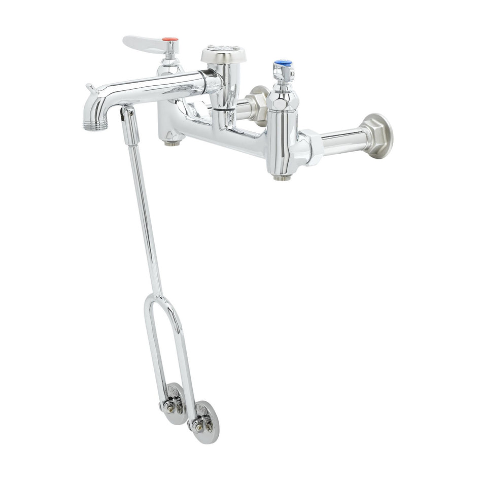 T&S B-0655-BSTP Service Sink Faucet, 11 5/8 in Wall to Outlet Center, Polished Chrome