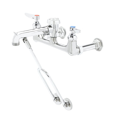 T&S Brass B-0655-POL Service Sink Faucet - Polished Chrome & Vacuum Breaker