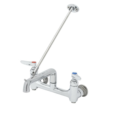 T&S Brass B-0660-BSTP Service Sink Faucet - Built-In Stops & Wall Brace