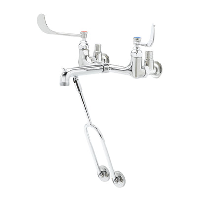 T&S Brass B-0664 Service Sink Faucet - 8" Centers & Integral Stops