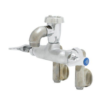 T&S Brass B-0669-CR-RGH Service Sink Faucet - Ceramas & Integral Stops (Rough)