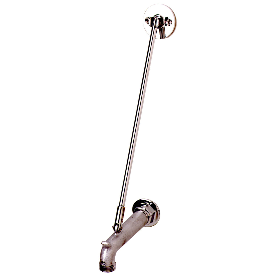 T&S Brass B-0671-POL Service Sink Outlet - Wall Brace & Polished Chrome