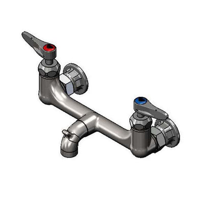 T&S Brass B-0672-CR-RGH Service Sink Faucet - Ceramas & Pail Hook (Rough)