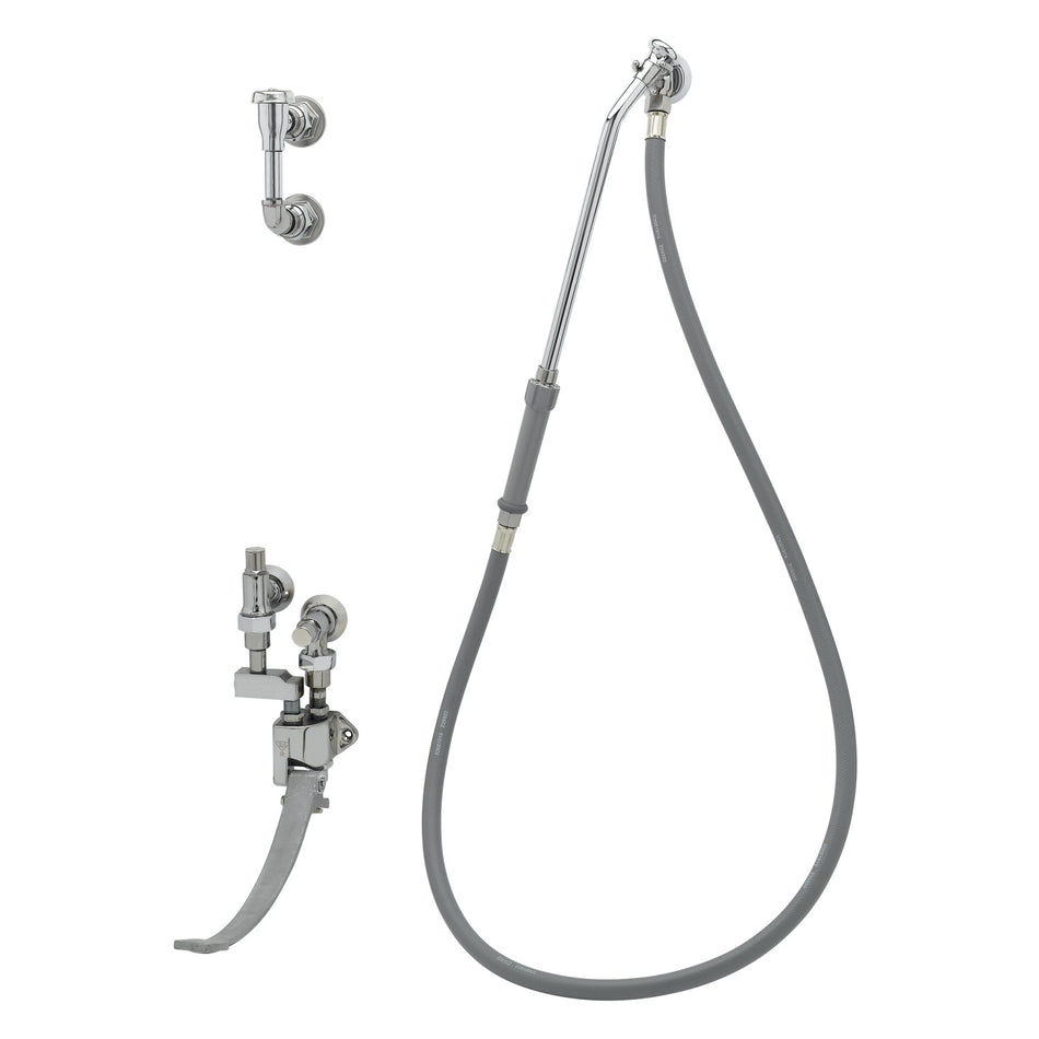 T&S Brass B-0686 Bedpan Washer - Single Pedal Valve Control