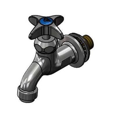 T&S Brass B-0700-LT-CR-K Single Temp Basin Faucet - Cerama & Inlet Kit