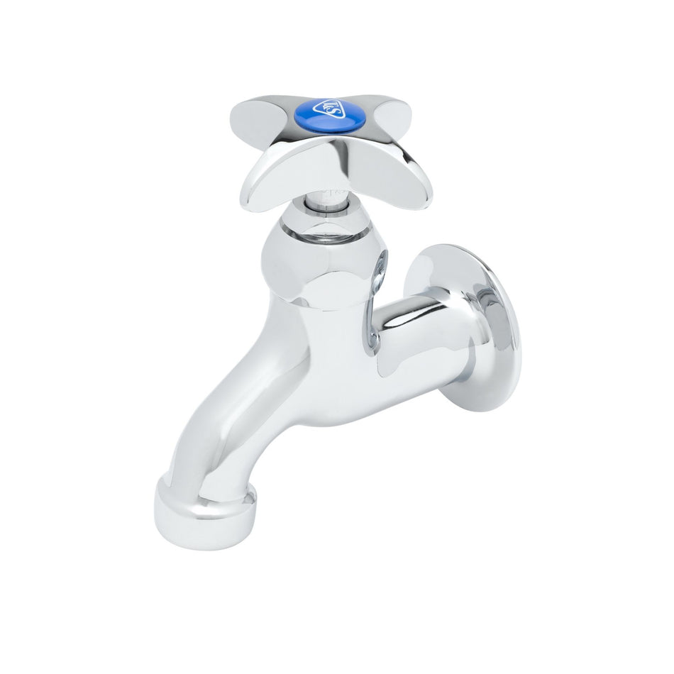 T&S B-0700 Splash Mount Single Sink Faucet - 3 5/8" Spout, Single Hole