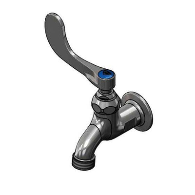 T&S Brass B-0702-WH4 Splash Mount Sill Faucet - 4" Wrist Handle