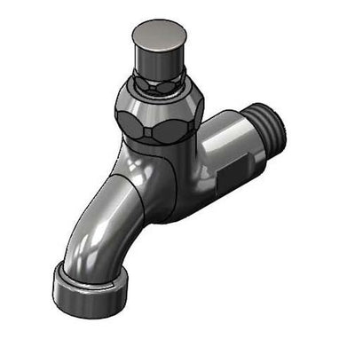 T&S Brass B-0703-124A Sill Faucet - Loose Key Stop & Plain-End