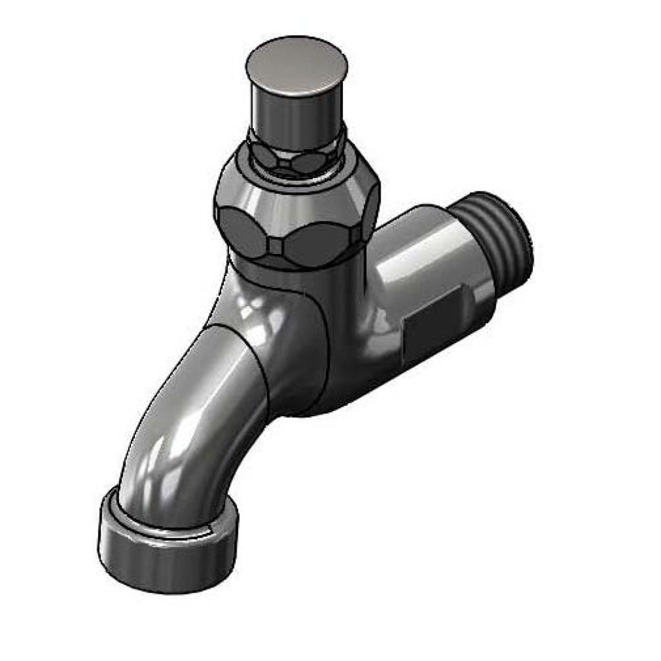 Sill Faucet: 1/2" NPT Male Inlet, Loose Key Stop, Plain-End Outlet
