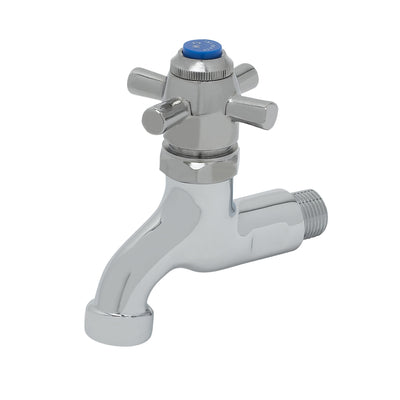T&S Brass B-0708 Sill Faucet - Plain-End & Self-Closing