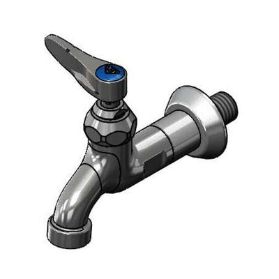 T&S Brass B-0715 Sill Faucet - Adjustable Flange & Plain Outlet