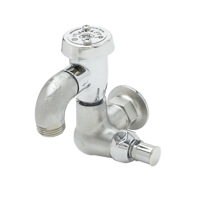 T&S Brass B-0720-RGH Sill Faucet - Rough Chrome & Vacuum Breaker