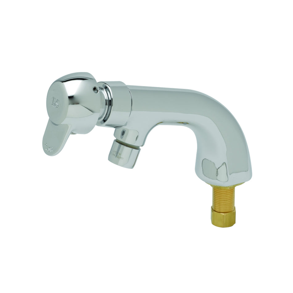 Single Temp Metering Faucet, Pivot Action Metering, 1/2" NPSM Male Shank