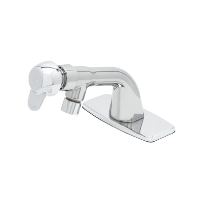 T&S Brass B-0805-VR-F5-PA Lavatory Faucet - VR Deck Plate & Pivot-Action
