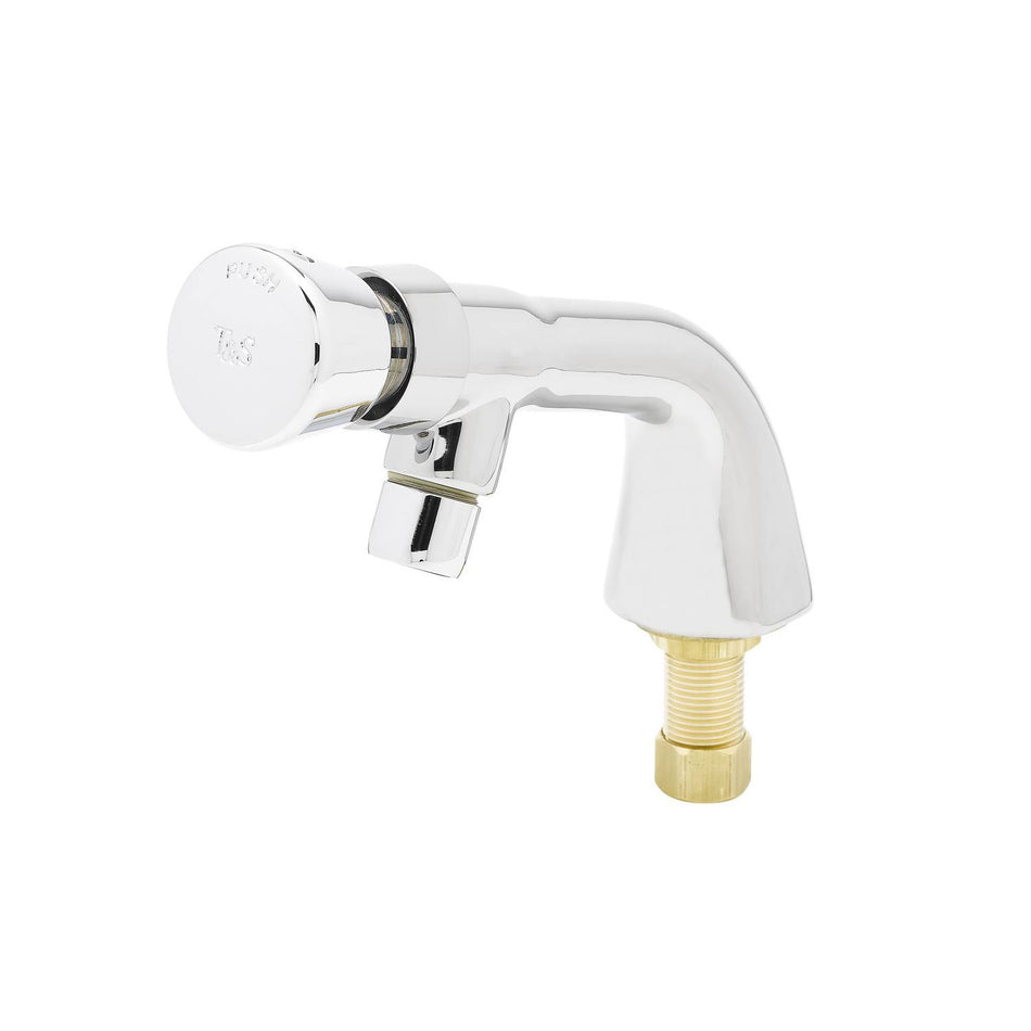 T&S B-0805 Slow Self-Closing Faucet, Heavy Duty, Push Button