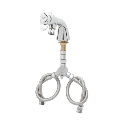 T&S Brass B-0807-PA Metering Mixing Faucet - Single Hole & Pivot Action