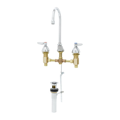T&S Brass B-0885 Concealed Lavatory Faucet - 8" Centers & Pop-Up