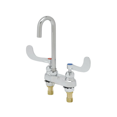 T&S Brass B-0892-CR4XPF15 Medical Faucet - Ceramas & 1.5 GPM Plain-End Spout