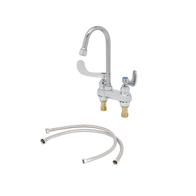 T&S Brass B-0892-KIT Medical Faucet Kit - 1/4-Turn & 24" Flex Supplies