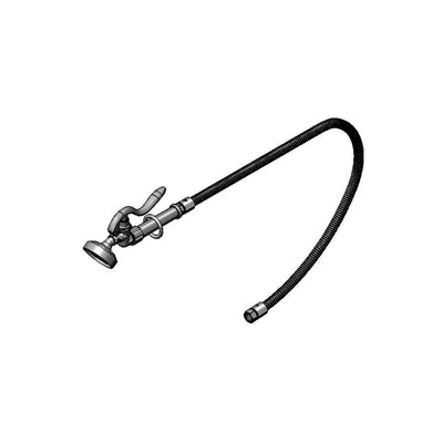 T&S Brass B-0950-01 Angle Spray Assembly - 68" SS Flex Hose