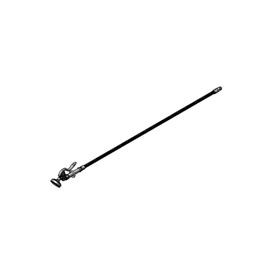 T&S Brass B-0950-54H Angle Spray Assembly - 54" Hose & 1/2" NPT Inlet