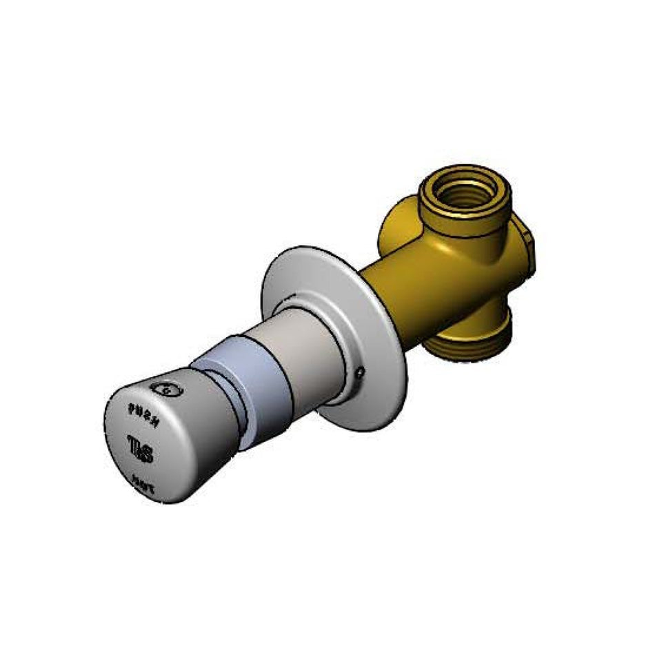 T&S Brass B-1029-2 Concealed Straight Metering Valve - VR Hot