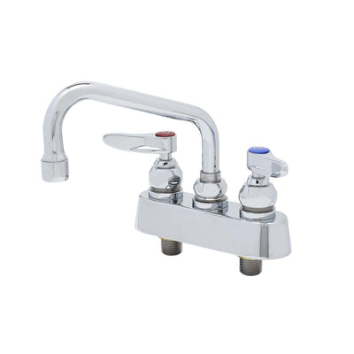 T&S Brass B-1100 Deck Mount Workboard Faucet - 6" Swing Nozzle