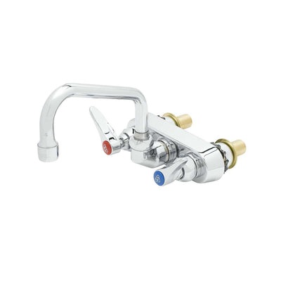 T&S Brass B-1115-XS Wall Mount Workboard Faucet - 4" Centers & 2" Shank