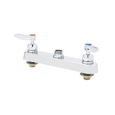 T&S Brass B-1120-CR-LN Deck Mount Workboard Faucet - Ceramas (Less Nozzle)