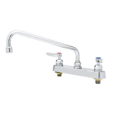 T&S Brass B-1123-CR Deck Mount Workboard Faucet - Cerama Cartridges