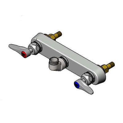 T&S Brass B-1125-CR-LN Wall Mount Workboard Faucet - Ceramas (Less Nozzle)