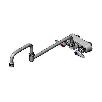T&S Brass B-1135 Splash Mount Faucet - 3-1/2" Centers & 18" DJ Nozzle