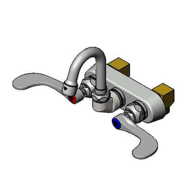 T&S Brass B-1146-01A-W4EK Modified Workboard Faucet - 131X Spout & Elbow Kit