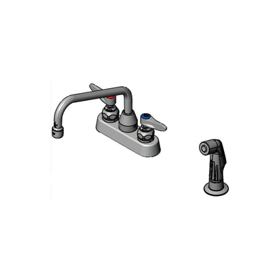 T&S Brass B-1171-07 Workboard Faucet - 4" Centers & 7' Sidespray