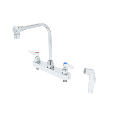 T&S Brass B-1173 Workboard Faucet - 8" Centers & High-Arc GN
