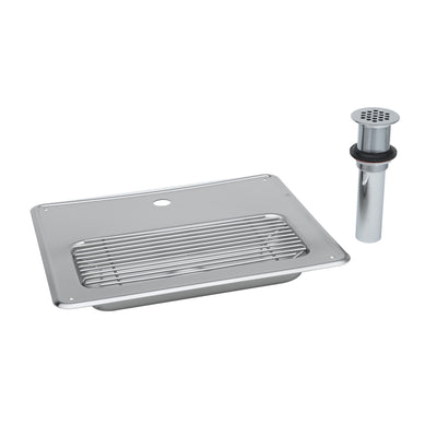 T&S Brass B-1231 Drop-In Drip Pan - Stainless Steel