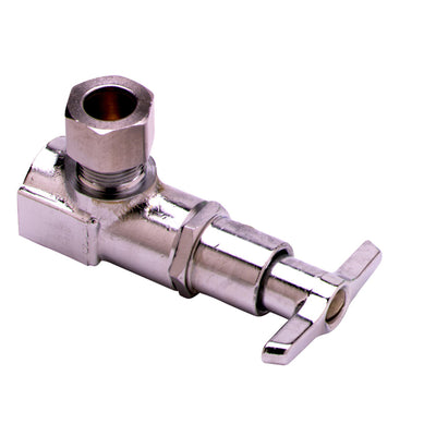 T&S Brass B-1310 Angle Key Stop - 1/2" NPT x 1/2" Compression