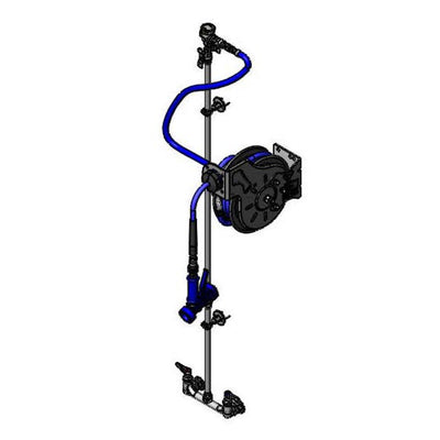 T&S Brass B-1433-711202QD Hose Reel System - Cerama Cartridges & 15' Reel