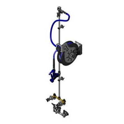 T&S Brass B-1454 Hose Reel System - 35' Hose & Concealed Faucet