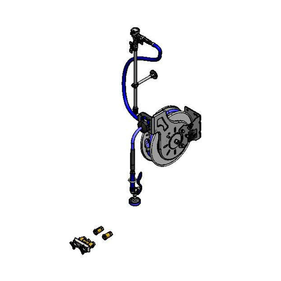 T&S Brass B-1459-7132-01 Complete Hose Reel System - B-7132-01 SS Reel