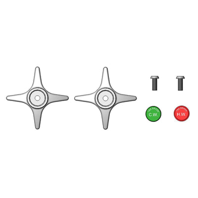 T&S Brass B-18K 4-Arm Lab Handle Parts Kit - Standard