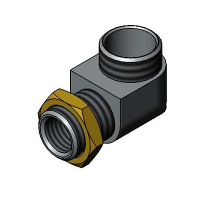 T&S Brass B-1912-01 Swivel Outlet Elbow & Shank Nut