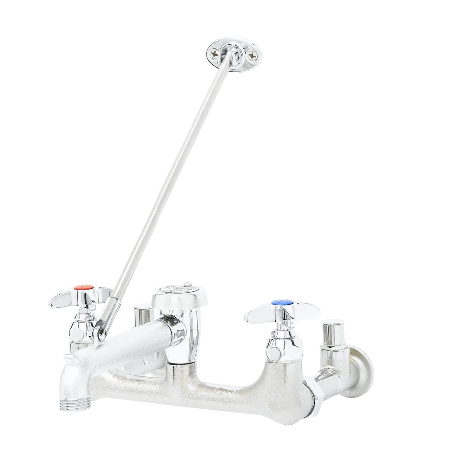 T&S B-1958 Service Sink Faucet w/ Vacuum Breaker & 3/4" Hose Thread