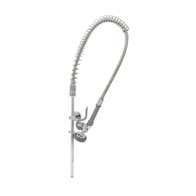 T&S Brass B-2250-18RXWB Pre-Rinse Assembly - 18" Riser & 2-3/8" Wall Bracket